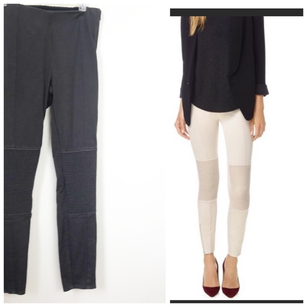 Aritzia Wilfred ALLUMETTE Moto Pants Stretch Cotton Ankle Zip Skinny Pants Khaki